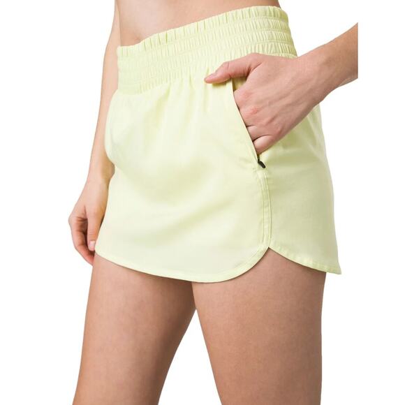 NWT prAna Peak to Pavement Skort Lime Squeeze Neon Small - Picture 1 of 7